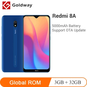 

Global ROM Xiaomi Redmi 8A 8 A 32GB ROM 3GB RAM Mobile Phone Snapdragon 439 Octa Core 6.22" 5000mAh 12MP Camera Smartphone