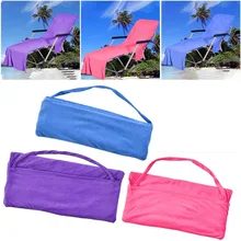 

Microfiber Beach Lounge Chair Towel Swimming Pool Chair Cover with Side Storage Pockets Quick Drying Sun Lounger Bed Cover