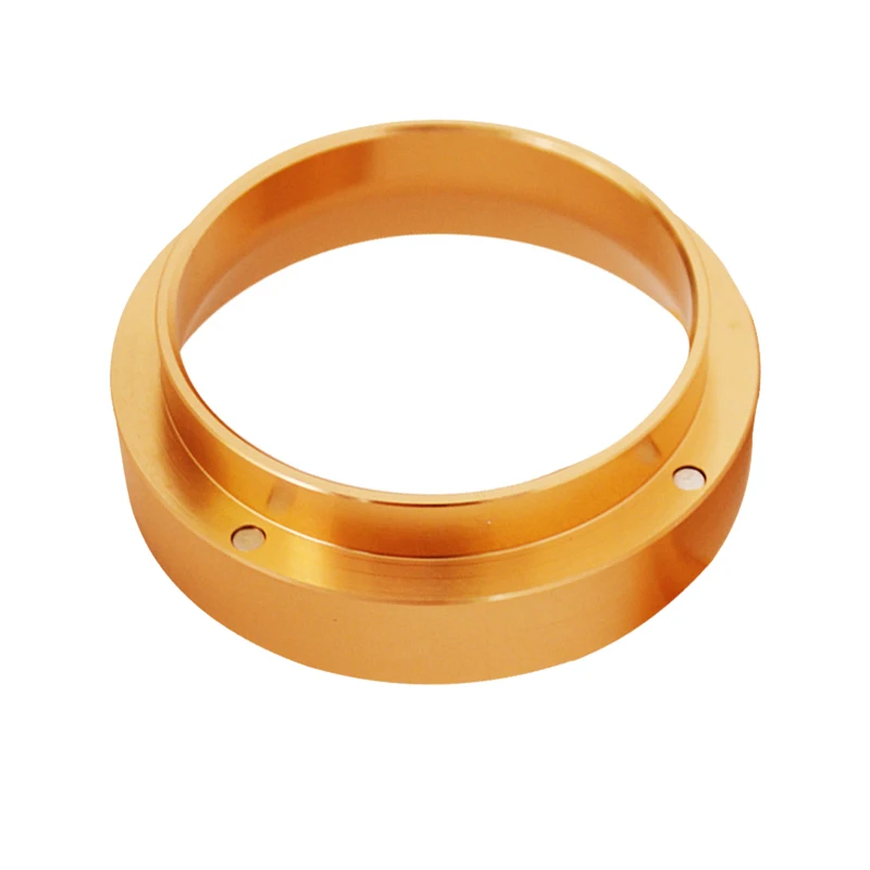 Gold Кофе интеллектуальное Дозирующее кольцо эспрессо бариста алюминий 57,5/58/58,35 мм Порошок Универсальный кофе инструменты - Цвет: Gold