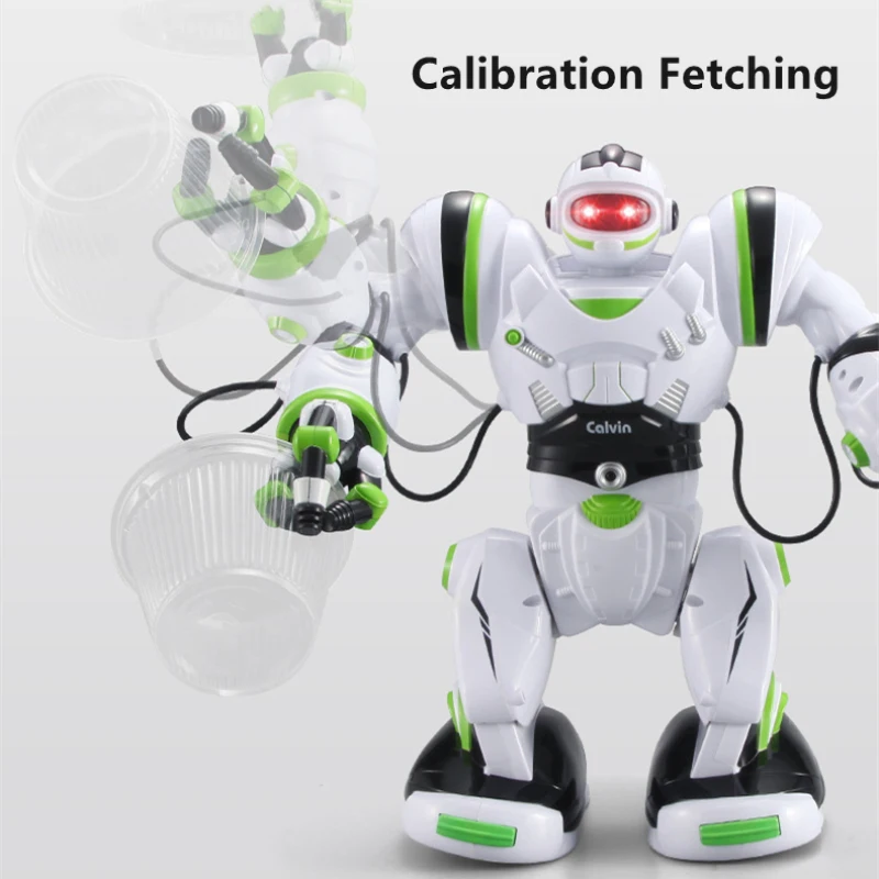 Intelligent Voice Interaction Programming RC Robot Battle Mode Calibration Fetching Sing And Dance With LED Lights Electric Toy 3