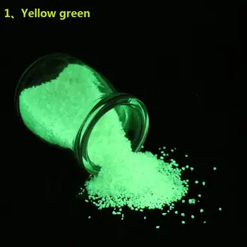 

Fish Tank Decoration 10g Sand Glowing in the Dark Party DIY Luminous Particles Glow Pigment Bright with Colorful Light