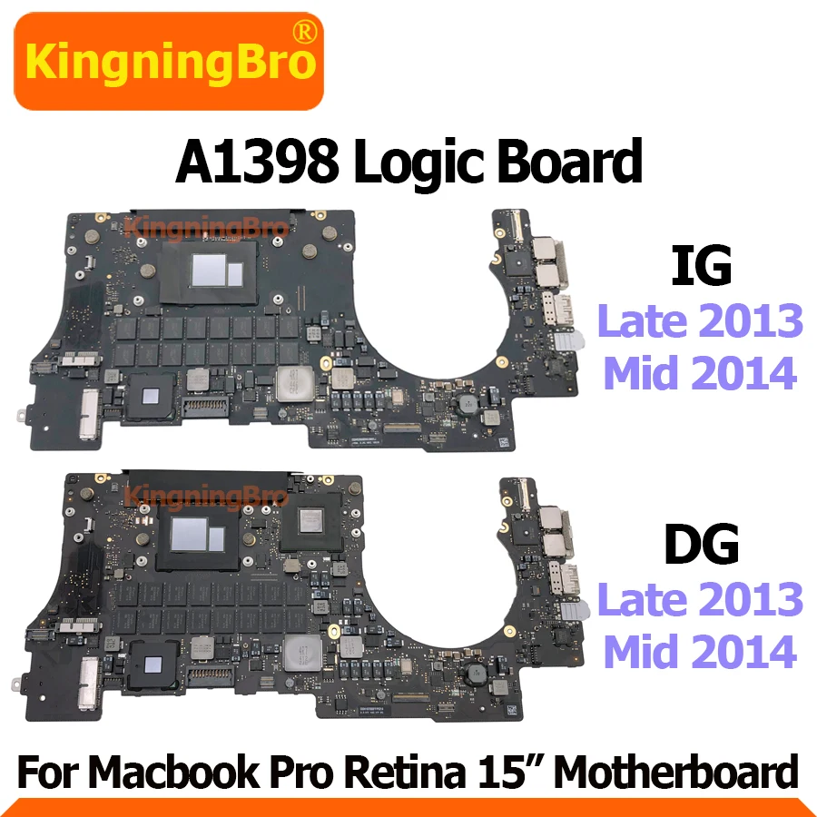 Протестированная материнская плата A1398 i7 8 Гб 16 820-3662-A 820-3787-A для Macbook Pro Retina 15 &quotA1398