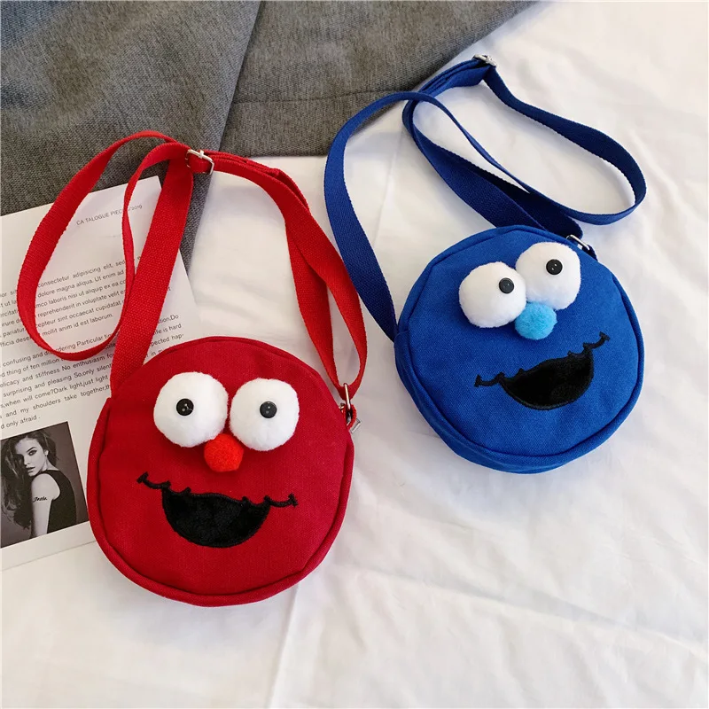 Маленькая сумка Для женщин Стиль Мода в Корейском стиле-Стиль Универсальный Детский жакет из денима для девочки; Повседневное сумка тканевая через плечо с милым мультипликационным принтом