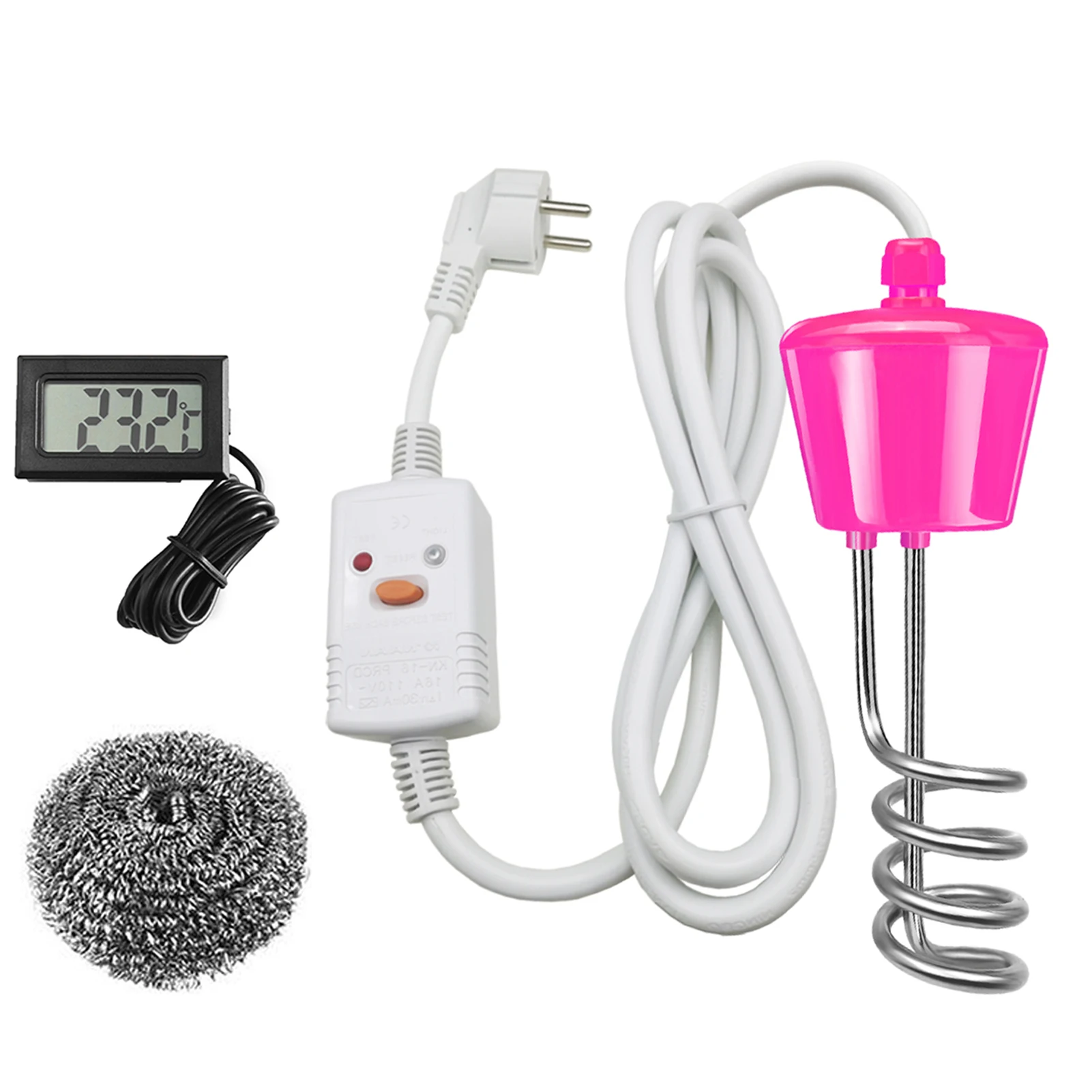 3000W Water Heater For Pool Stainless Steel Immersion Suspension Electric Leakage Protection UK/AU/EU Plug | Дом и сад