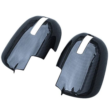 

ACarbon Fiber ABS Car Side Door Rearview Mirror Cover Trim Moldings for Mitsubishi Outlander 2016-2019