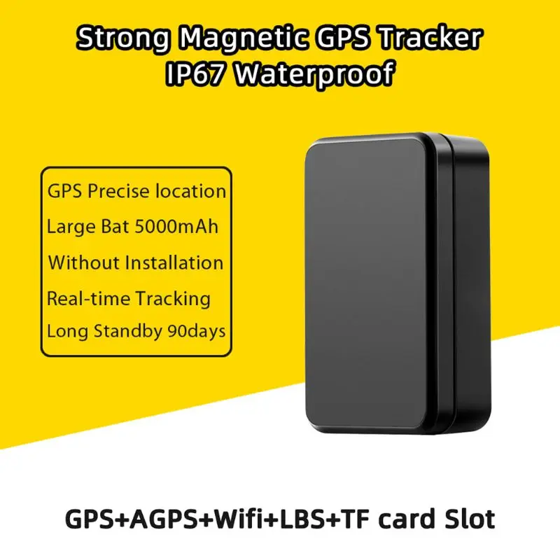 G11 Automotive Long 90days Standby Time Strong Magnetic Vehicle GPS Tracker SOS GPS Wifi LBS Locator