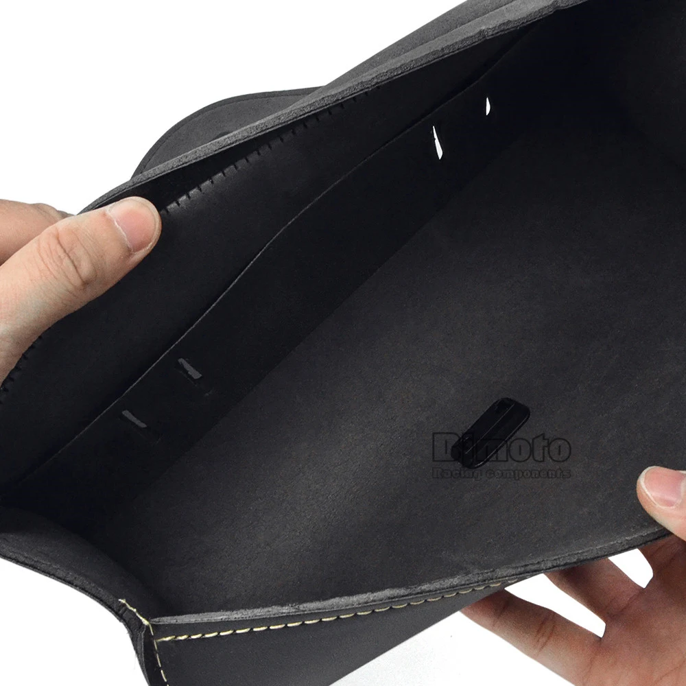 Motorcycle Saddle Bags Leather Motorbike Side Tool Tail Bag Luggage Borsello Moto for Harley Universal (12)