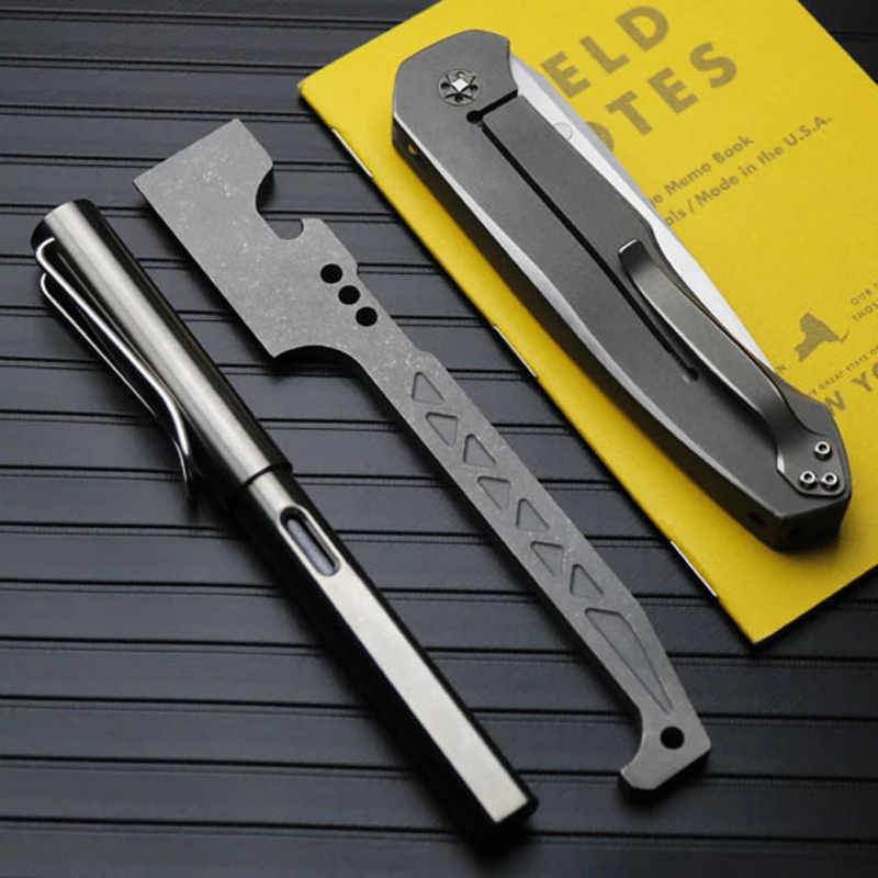 1 шт. EDC из титанового сплава Crowbar многофункциональное устройство для открывания коронок отвертка открытый инструмент многофункциональный брелок