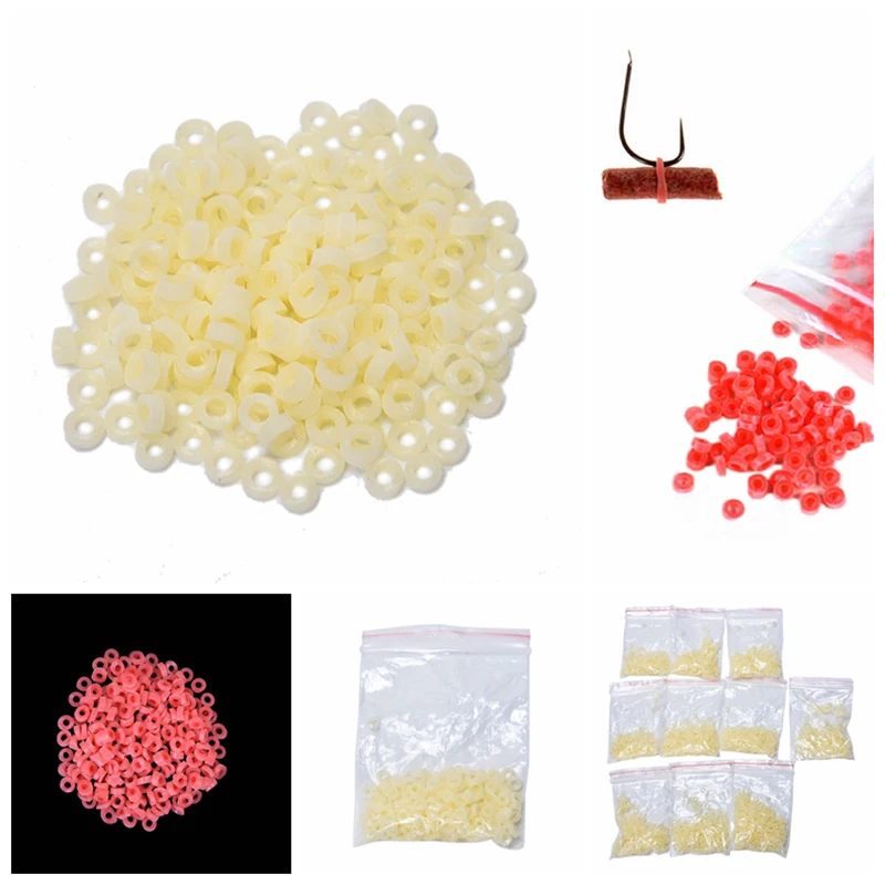 

2500 Pcs Rubber Baits Bands for Fishing Bloodworm Elastic Bands Fit 3mm to 10mm