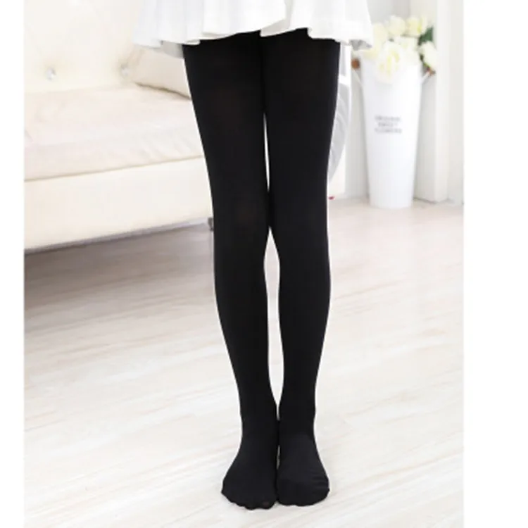 tights Summer Spring Candy Color Kids Pantyhose Ballet Dance Tights for Girls Stocking Children Velvet Solid White Pantyhose