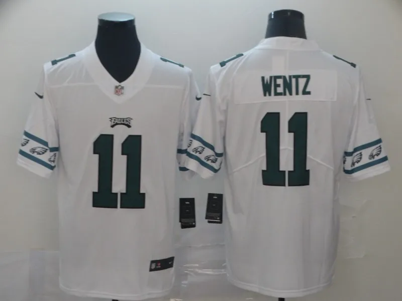 COLOR AS PHOTO SHOWN Stitiched, Philadelphia 7 Sam Bradford, 11 Carson Wentz 20 Brian davkins 43 Darren Sproles Elite для мужчин Eagles Jersey - Цвет: COLOR AS PHOTO SHOWN