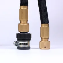 Тепло-3 раза телескопическая труба восемь функций автомобиля высокого давления пушка мойка для автомобиля садовые цветы набор