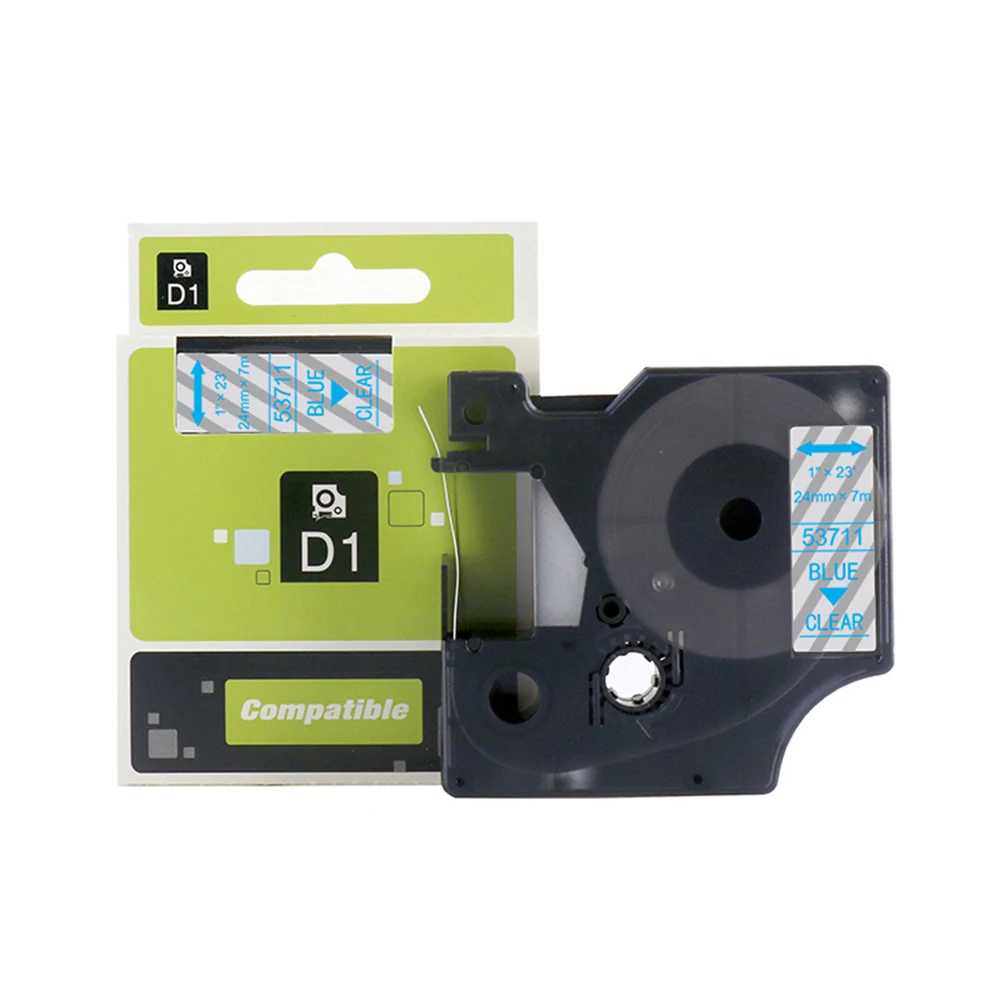 JIANYINGCHEN dymo D1 ленты 24 мм 53713 53710 53724 этикетка Кассета для dymo label manager LM 160 280 label make