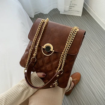 

2020 New Fashion chain Shoulder Bags Women Leather Pu Quilted Bags Female Luxury Handbags Women's Bags Designer Sac A Main Femme