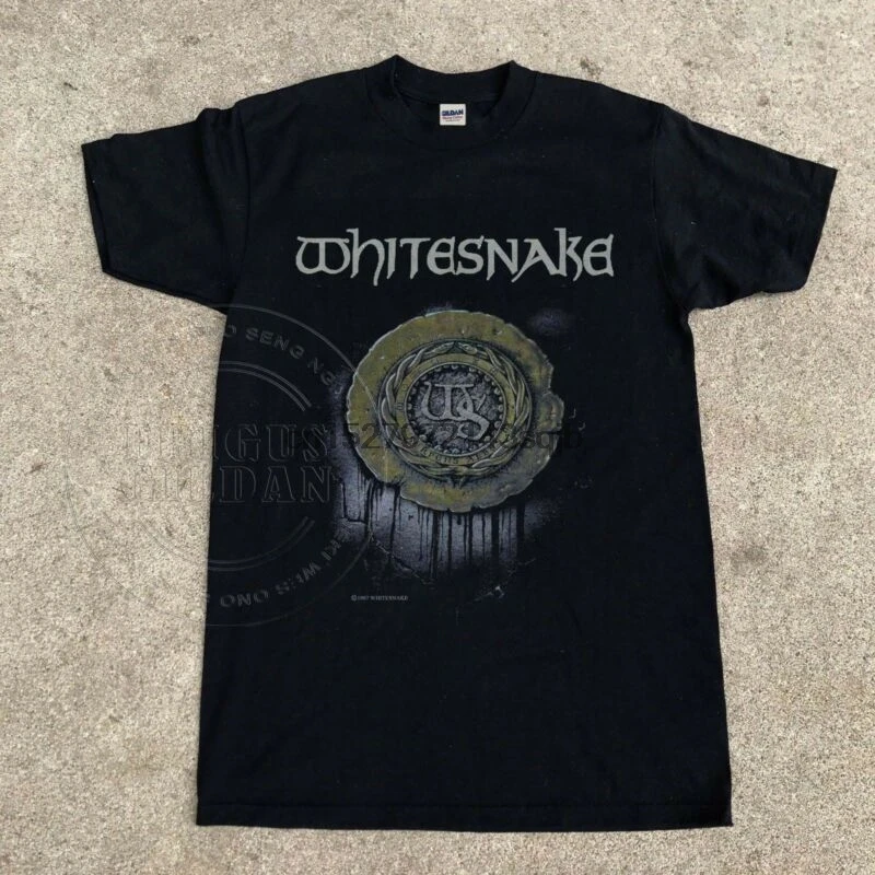 VTG 80's Whitesnake Tour Concert 1987 металлическая Футболка с принтом Дэвида комбинезон |