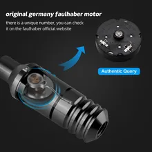 Прямой привод мини роторная татуировка машина пистолет сильный Германия Faulhaber двигатель высокое качество картриджи Tatttoo ручка поставки