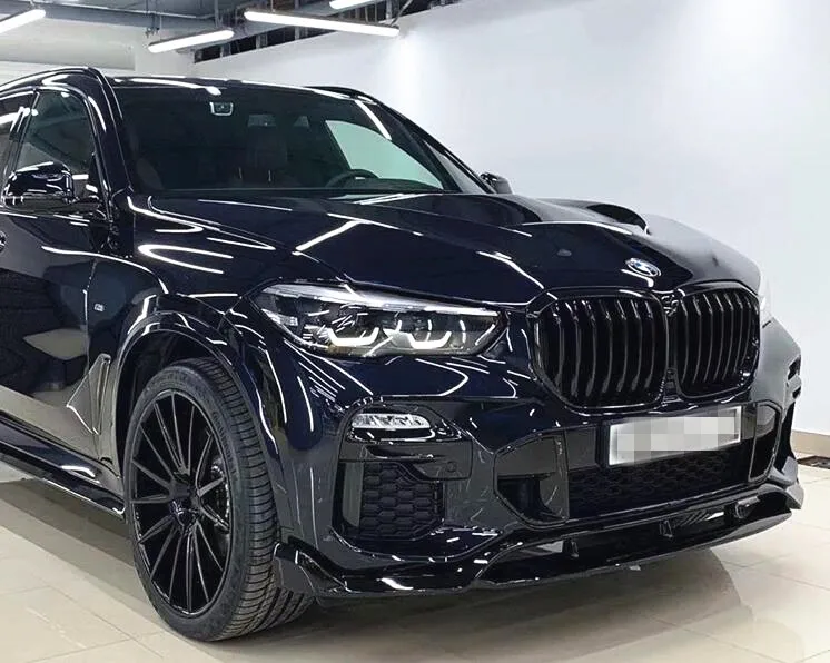 

2019 Car Stying New X5 G05 PP Body kit Front Splitter Side Skirts Diffuser Spoiler For BMW G05 X5 M sport