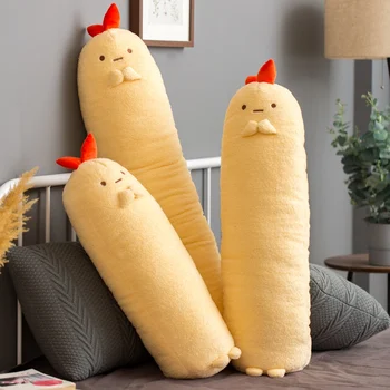 

70-110cm Cartoon Corner Bio Doll Japanese Animation Sumikko Gurashi Plush Toy Shrimp Long Body Tempura Pillow Cushion Kids GIft