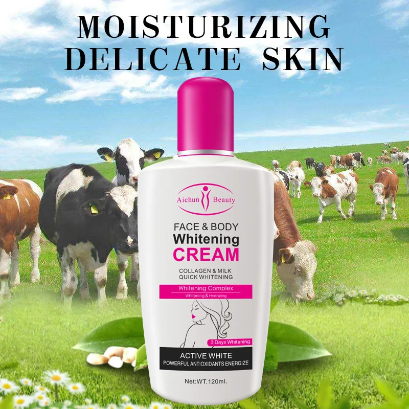 

Collagen Milk Bleaching Face Body Cream skin whitening Moisturizing Body Lotion skin lightening cream
