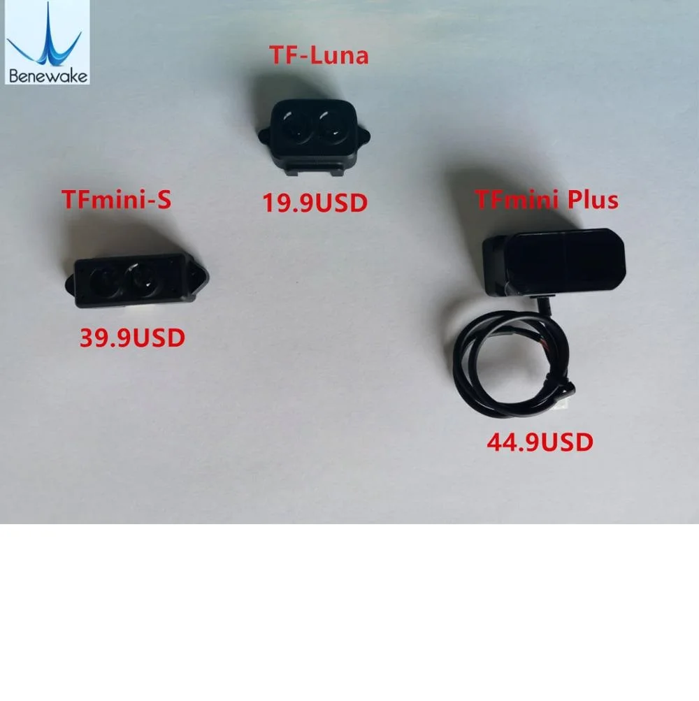 Benewake TF-Luna Single Point Laser Radar Module Lightweight Small Size Low Power Consumption 5V UART IIC Interface Radar 3