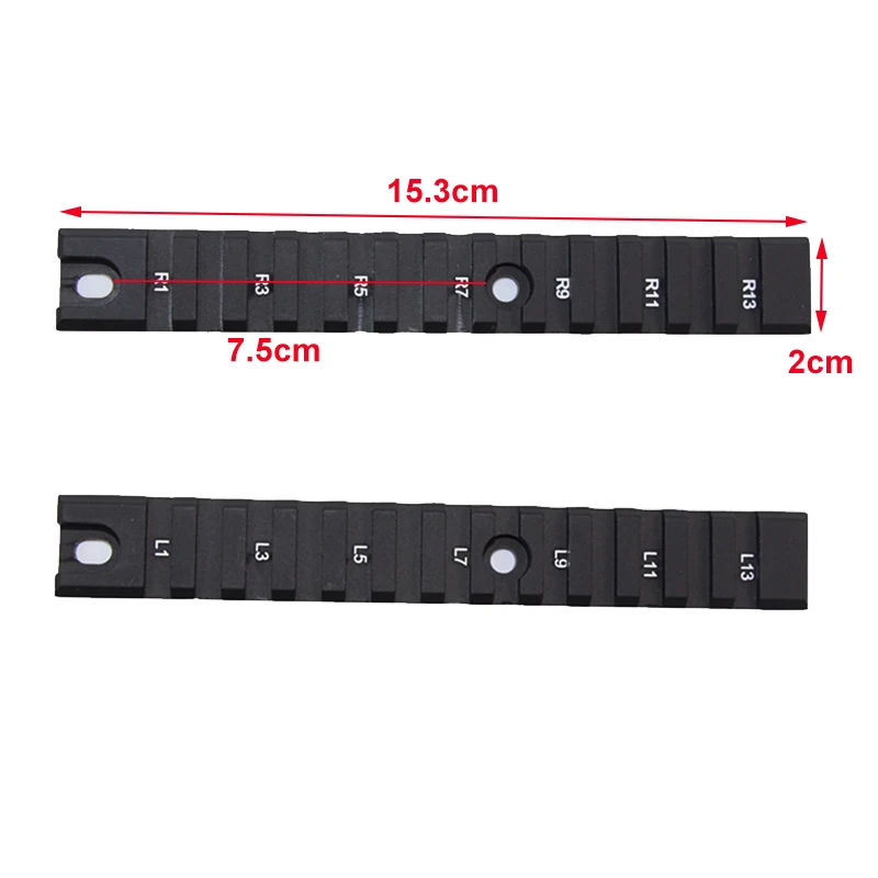 Tactical 2 шт 20мм Пикатинни Набор для G36 G36C Series Long Rail System Rack Scope Mount Weaver Airsoft Gun