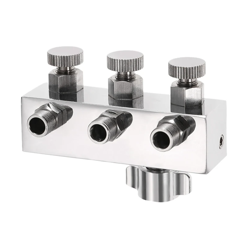 Paint Spray Airbrush Air Hose Splitter Aerografo Accessories With 1/4 Inch Bsp Female Inlet+1/8 Inch Bsp Male Air Outlet