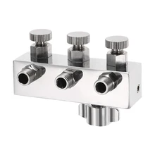 Paint Spray Airbrush Air Hose Splitter Aerografo Accessories With 1/4 Inch Bsp Female Inlet+1/8 Inch Bsp Male Air Outlet