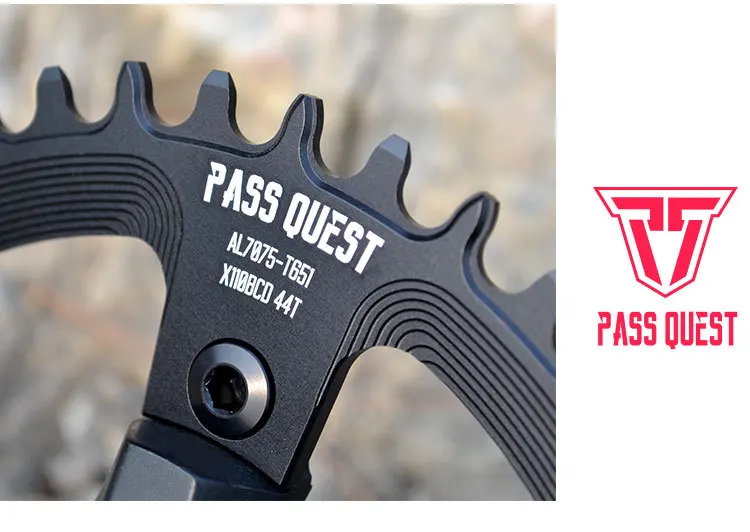 Pass Quest Highway круглые пластины 110bcd отрицательный зуб горный велосипед цельный шатун GXP Crank