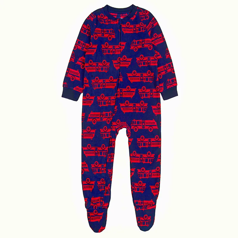 baby clothes brands Children's polar fleece boys and girls one-piece romper with feet one-piece romper warm pajamas spring, autumn and winter feet baby nightgown newborn