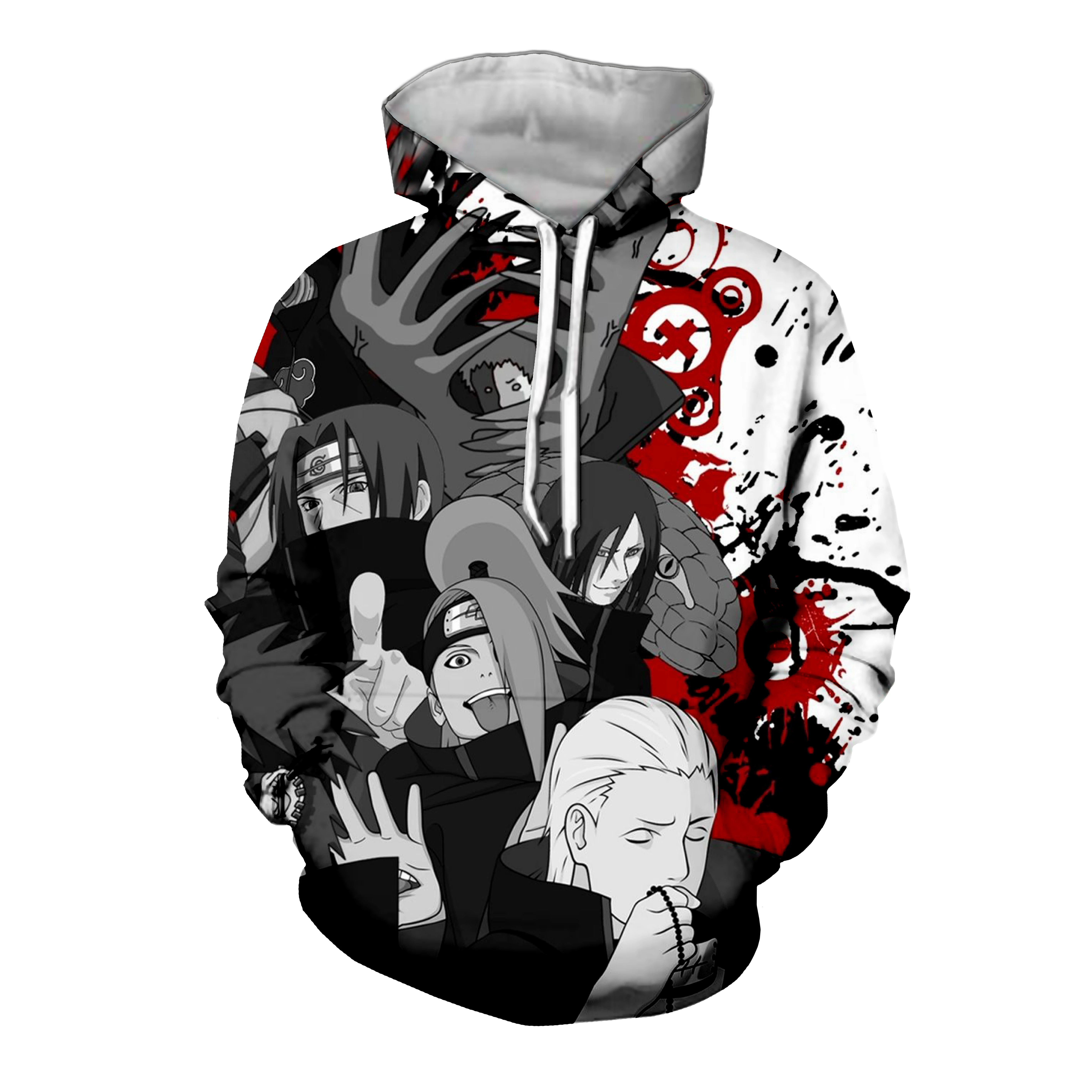 YOJULY Naruto hot sale Hoodies Jacket boy girl teens 3D Hoodie Cosplay Akatsuki Hoodies Sweatshirt streetwear hip hop Anime C113