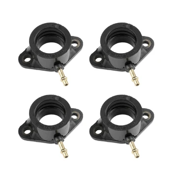 

4Pcs Carburetor Intake Manifold Boot Joint Adapter Interface 16065-1014 for Kawasaki GT550G KZ550G 1983-1989