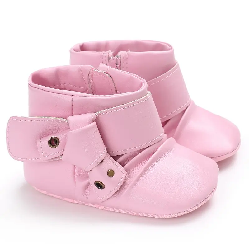 Для маленьких девочек; ботинки для мальчиков обувь пинетки Bebe PU LeatherNon скользящая мягкая подошва для малышей первые туфли для начинающего ходить ребенка ясельного возраста; Sapatos Zapatos De