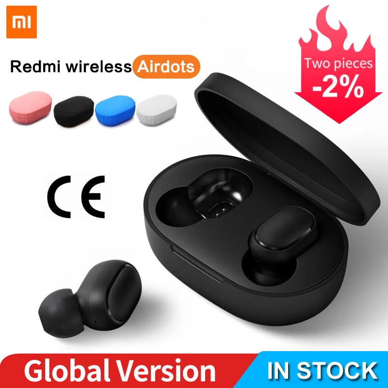Xiaomi Redmi Airdots TWS Беспроводные Bluetooth 5 0 наушники в ухо стерео гарнитуры Mi Ture