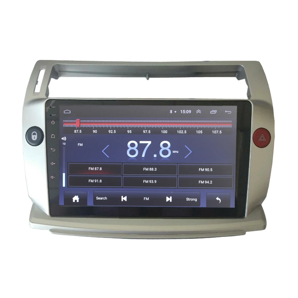 US $153.30 4G64G Android 90 2 Din Car Radio Audio GPS Navigation For Citroen C4 CTriomphe CQuatre 20042009 Undefined Car Accessories
