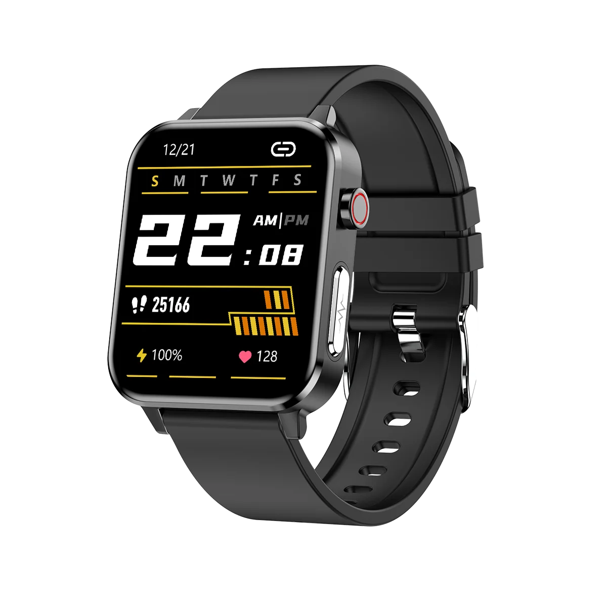 2022  ECG+PPG IP68 Waterproof Temperature Blood pressure Heart rate AI medical diagnosis Full Touch Fitness Tracker Smart watch