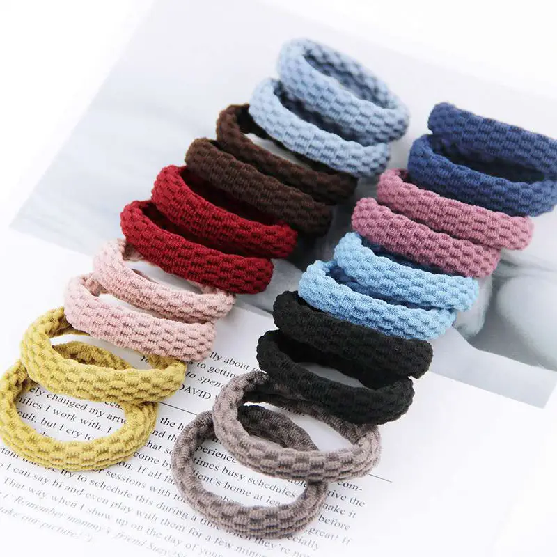 10pcs/lot New High Elastic Hairbands Women Girl Simple Basic Rubber Bands Ponytail Holders Scrunchies Fashion Hair Accessories - Image 4