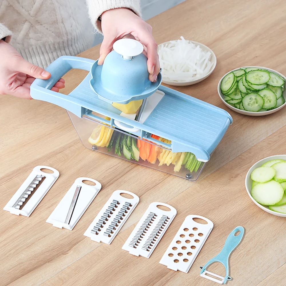 

1pcs Multifunctional Vegetable Cutter Kitchen Accessories keuken Gadgets Fruit Potato Shredder Grater Slicer akcesoria kuchenne