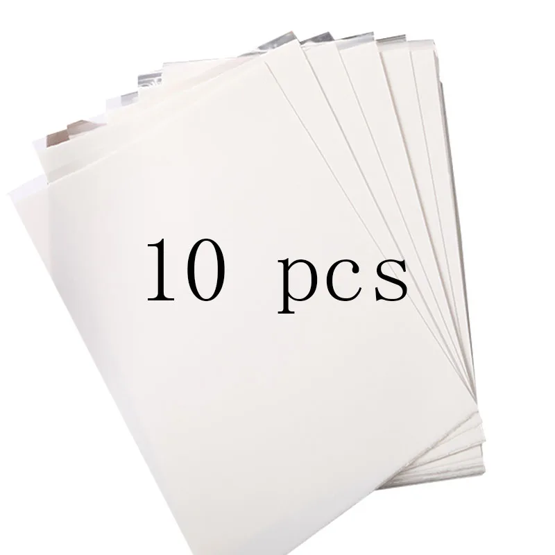 5 Paquetes De Comestibles De Oblea Arroz las hojas de papel A4 25 Pcs