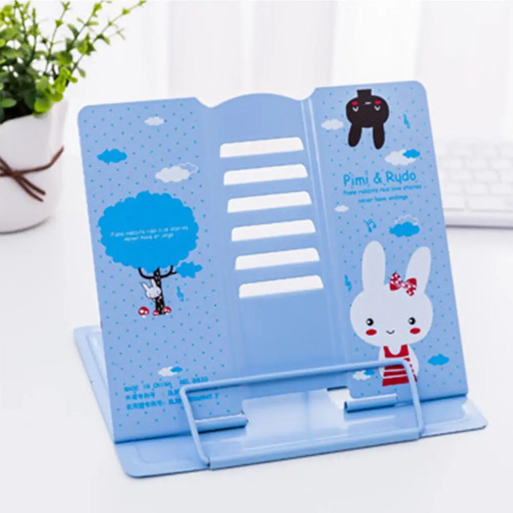 

Reading Bookshelf File Cartoon Book Holder Multi-function Bookshelf Desk Storage Tray For Office Home Decor