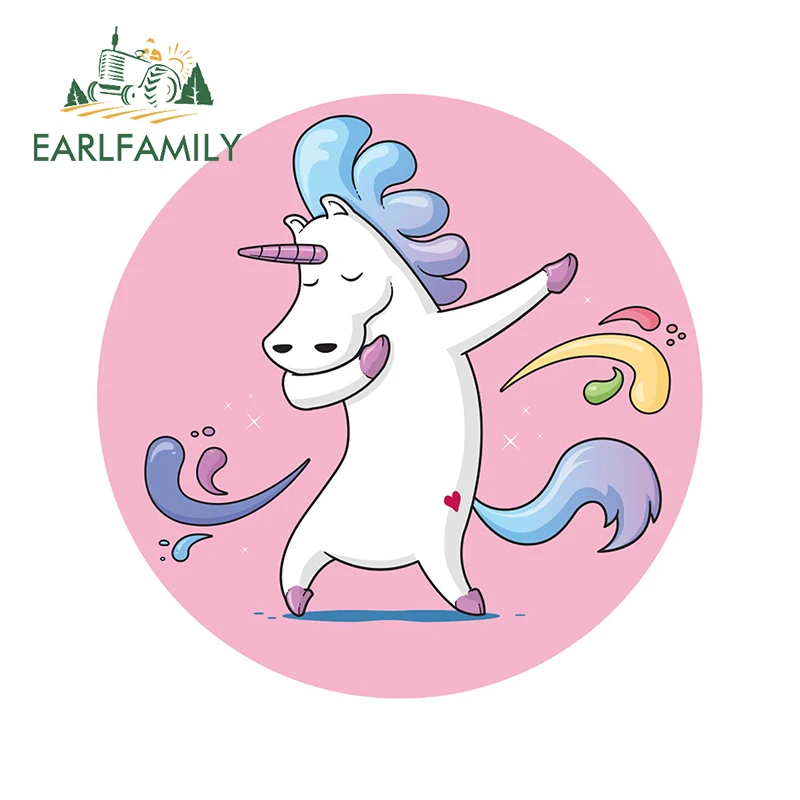 EARLFAMILY 13 см x для единорога автомобильные знаки наклейка s Campervan холодильники