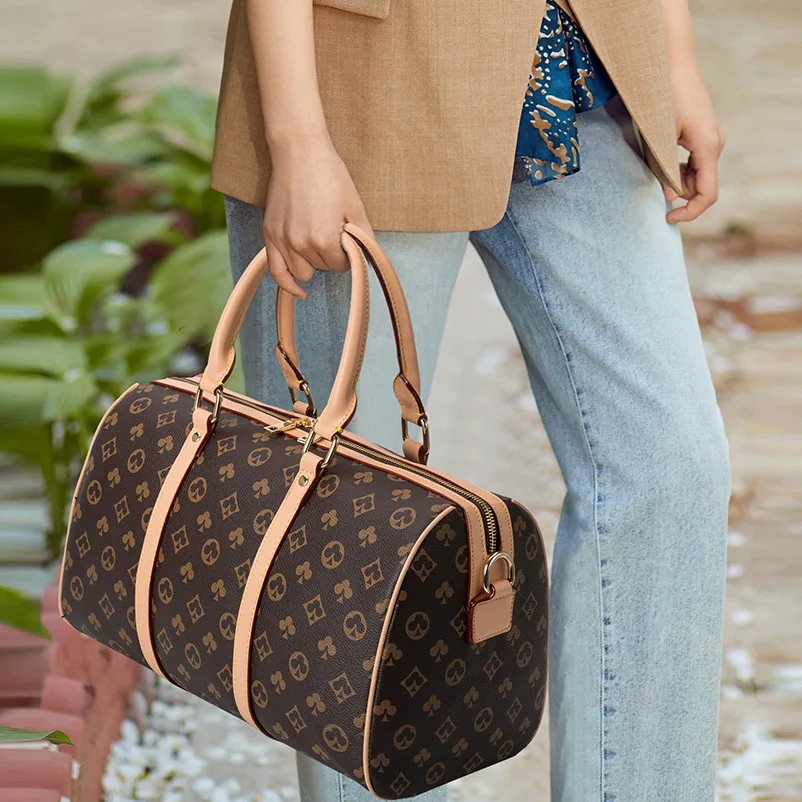 Designer Suitcase Organizer Tote-Bag Large-Capacity Womens Fashion Short-Distance
