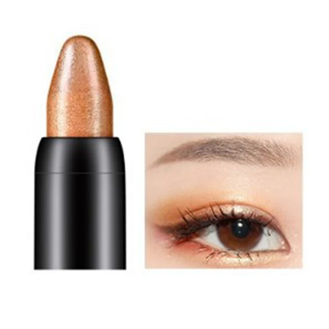 Pearlescent Silkworm Eyeshadow Pen Lasting Waterproof And Not Blooming Shiny Pearlescent Gel Pen 15 Color Eye Shadow Pen E