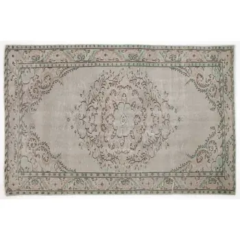 

Handmade Beige Vintage English English Area Rug 180x281 Cm-5'11''X9'3''