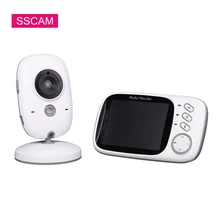 Беспроводная камера Babymonitor 3,5 дюймов TFT lcd контроль температуры двухсторонняя говорящая камера наблюдения на батарее монитор с воспроизведением музыки