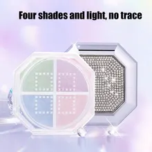 Новинка; 4 цвета; рассыпчатая пудра Осветляющий масло Управление тональный крем Легкий дышащий материал Установка Порошок