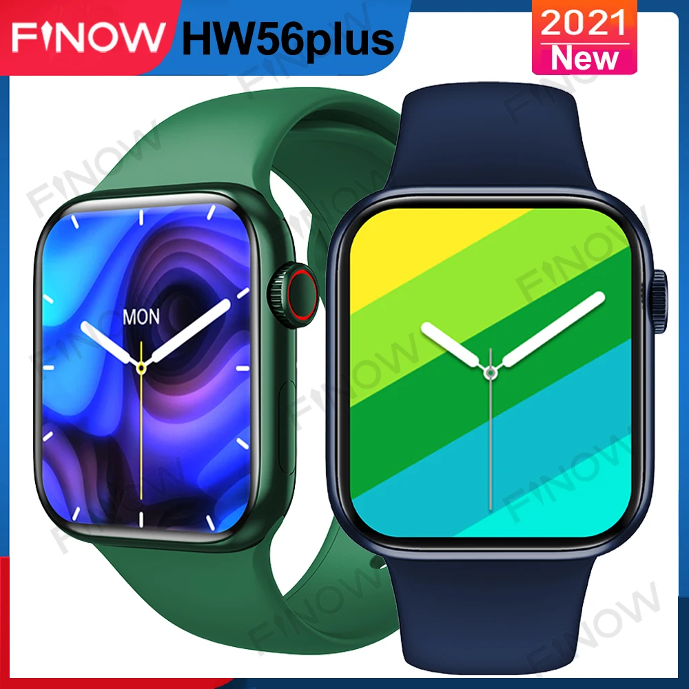 Мужские Смарт-часы HW56 Plus IWO Series 7 часы сделай сам 44 мм женские для Android iOS PK W37 Pro 2021 |