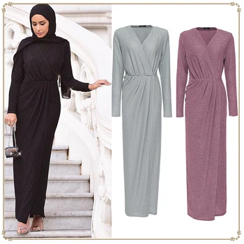 

Arabic Abaya Muslim Dress Turkey Kaftan Dubai Caftan Marocain Islamic Dresses For Ladies Women Vestidos Ramadan Robe Musulmane