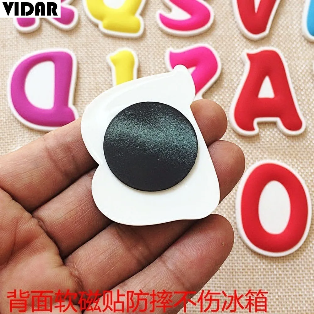 VIDAR набор мультфильм 26 Английский алфавит на магнитах Обучающие пособия наклейки