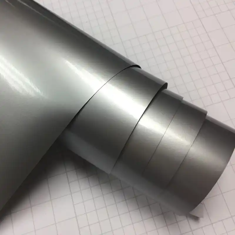 Car Styling Bright Silver Glossy Silver Vinyl Car Decal Wrap Sticker Gloss Film Wrap Retail For Hood Roof Motorcycle Scooter Car Stickers Aliexpress