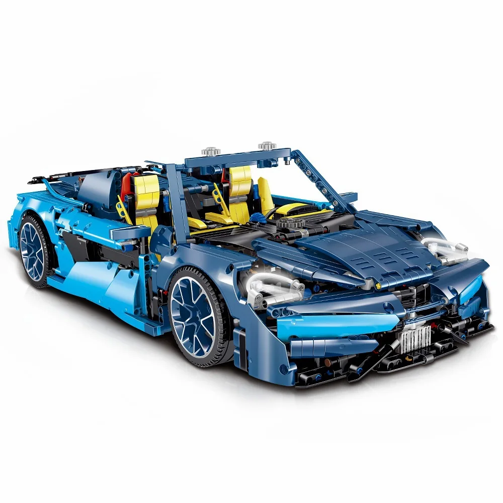 

Technic Series Building Blocks Roadster Supercar MOC 42083B Bugattiis McLarened 570 DIY Bricks Model Kit For Kids Toys Boys Gift